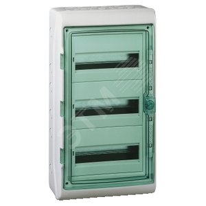 Щит навесной 36 модулей KAEDRA IP65 3х12 модулей с клеммами - Schneider Electric