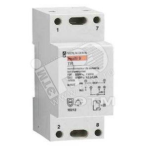 Трансформатор звонковый 8ВА 8/12В (15216) - Schneider Electric