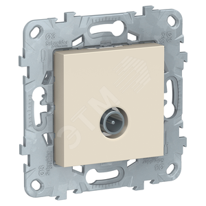 Розетка UNICA NEW TV оконечная бежевый (NU546444)