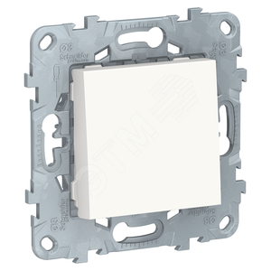Unica New Белый Переключатель 1-клавишный, сх. 6, 10 AX, 250В | NU520318 | Schneider Electric - Schneider Electric