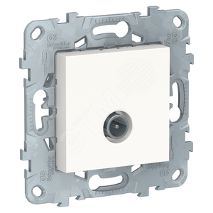 UNICA NEW Розетка в рамку TV, оконечная, бел