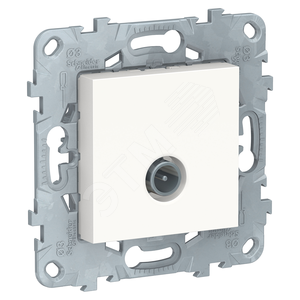 Розетка UNICA NEW TV проходная белый (NU546318)