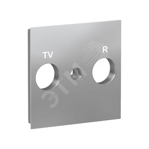 Панель лицевая UNICA NEW TV/FM розетки алюминий - Schneider Electric