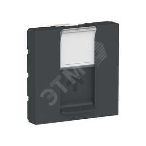 Панель лицевая UNICA MODULAR RJ45 одиночная без коннектора 2 модуля бежевый - Schneider Electric