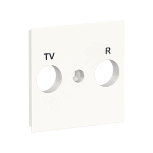 Панель лицевая UNICA NEW TV/FM розетки белый