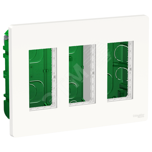 UNICA SYSTEM+ БЛОК скрытой установки 3х2 белый | NU173418 | Schneider Electric - Schneider Electric