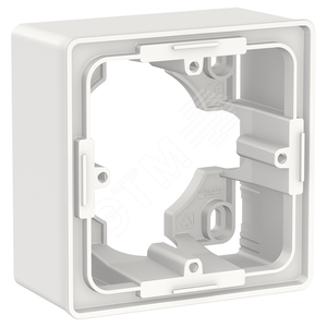 Коробка UNICA NEW для открытой установки 1-постовая белый (NU800218) - Schneider Electric