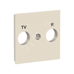 UNICA NEW ЛИЦЕВАЯ ПАНЕЛЬ TV/FM розетки, беж