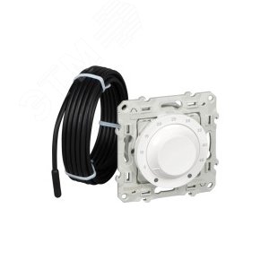 Odace Белый Регулятор теплого пола с внешним датчиком 10А | S52R507 | Schneider Electric - фото 3