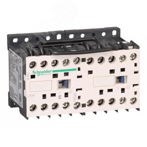 КОНТАКТОР РЕВЕРС. K 3P, 12 A, НЗ, 24V DС, ОГРАН. ПЕРЕНАПРЯЖЕНИЙ, ЗАЖИМ ПОД ВИНТ 2