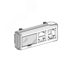 ОТВЕТВ. КОРОБКА 32А ДЛЯ 2-Х СИЛ. РОЗЕТОК 3
