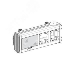 ОТВЕТВ. КОРОБКА 32А ДЛЯ 2-Х СИЛ. РОЗЕТОК 7