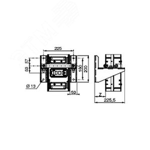 КРОНШТЕЙН НАСТЕННЫЙ 4