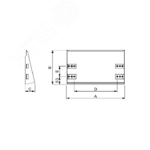 НАВЕС ИЗ НЕРЖ. СТ. 304L 1000Х300 | NSYTX10030 | Schneider Electric - фото 8