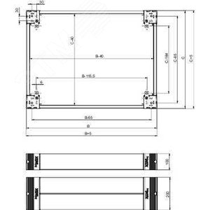 Панели цоколя передняя и задняя 800x100 мм 7