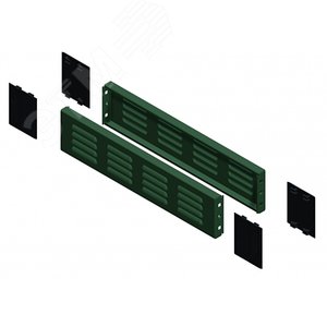 Панели цоколя боковые 600x100мм вентилируемые (2шт) (NSYSPV6100) 2