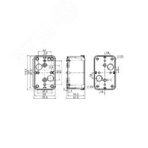 Коробка пластиковая 116x74x62 с ABS - фото 8