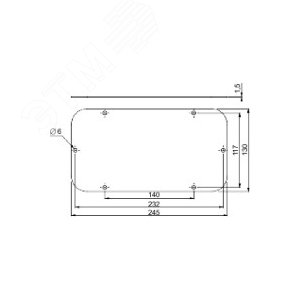 ПЛАТА КАБ. ВВОДА 245x130 S3D | NSYTLC | Schneider Electric 9