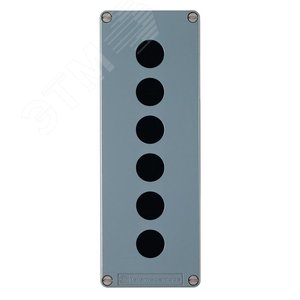 Пост кнопочный металлический 6 отверстия 80х220 (XAPM4506) 5