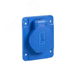 Розетка 10/16A 65х85мм IP54 винтовые зажимы сзади (PKS61B) - фото 6