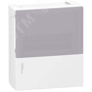 MINI PRAGMA ЩИТ НАВЕСНОЙ С ДЫМЧАТОЙ ДВ. 1РЯД/8МОД,IP40,IK07,63А,2 клеммы,Италия | MIP12108T | Schneider Electric - фото 2