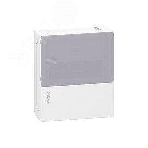 MINI PRAGMA ЩИТ НАВЕСНОЙ С ДЫМЧАТОЙ ДВ. 1РЯД/8МОД,IP40,IK07,63А,2 клеммы,Италия | MIP12108T | Schneider Electric - фото 5