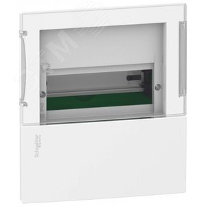 MINI PRAGMA ЩИТ ВСТРАИВ. С ПРОЗРАЧ. ДВ. 1РЯД/8МОД,IP40,IK07,63А,2 клеммы,Италия | MIP22108S | Schneider Electric - фото 2