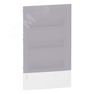 Щит распределительный встраиваемый ЩРв-П-36 IP40 пластиковый прозрачная дверь белый Mini Pragma NEW (MIP22312S) 2