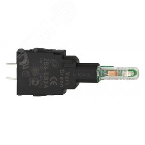 ДЕРЖАТЕЛЬ ЛАМПЫ 6-24В ЗЕЛЕНЫЙ | ZB6EB3A | Schneider Electric 3