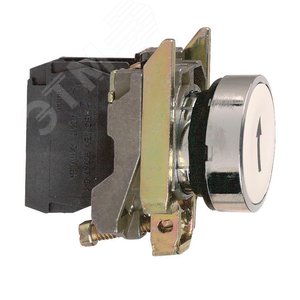 Кнопка черная Стрелка без фиксации 1НО (XB4BA3341) 3