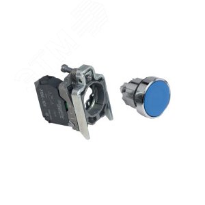 Кнопка синяя без фиксации 22мм 1но (XB4BA61) - фото 6