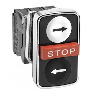 Кнопка 22мм тройная с маркировкой 3