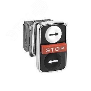 Кнопка 22мм тройная с маркировкой 5