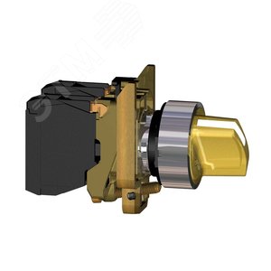 ПЕРЕКЛЮЧАТЕЛЬ 22ММ 24В ЖЕЛТЫЙ С ПОДСВЕТКОЙ | XB4BK125B5 | Schneider Electric 5