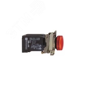 Лампа сигнальная 22мм с трансформатором питания красная 6