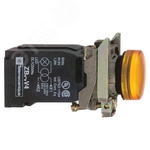 СИГН. ЛАМПА 22ММ С ТРАНСФ. ПИТ. ЖЕЛТАЯ XB4BV35 | XB4BV35 | Schneider Electric 3
