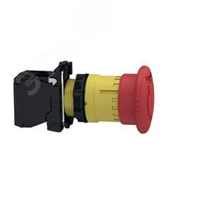 Кнопка аварийного останова возврат поворотом 1НЗ триггерного действия пластик 4