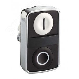 ГОЛОВКА КНОПКИ ДВОЙНАЯ С МАРКИРОВКОЙ ZB4BA7121 | ZB4BA7121 | Schneider Electric 2