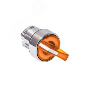 Головка для переключателя 22мм желтая 8