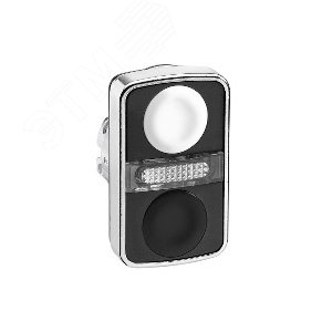 ГОЛОВКА КНОПКИ ДВОЙНАЯ БЕЗ МАРКИР + LED ZB4BW7A1720 | ZB4BW7A1720 | Schneider Electric 5