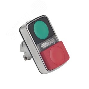 ГОЛОВКА КНОПКИ ДВОЙНАЯ БЕЗ МАРКИР + LED ZB4BW7L3740 | ZB4BW7L3740 | Schneider Electric 6