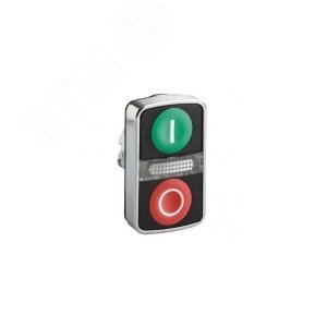 Головка кнопки двойная с маркировкой + LED (ZB4BW7L3741) - фото 4