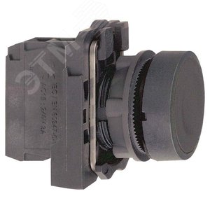 КНОПКА 22ММ ЧЕРНАЯ С ВОЗВРАТОМ | XB5AA21 | Schneider Electric 4