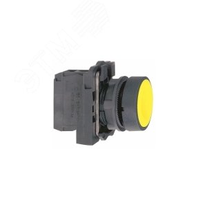 Кнопка желтая без фиксации 22 мм 1но (XB5AA51) 4