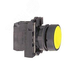 Кнопка желтая без фиксации 22 мм 1но (XB5AA51) 5