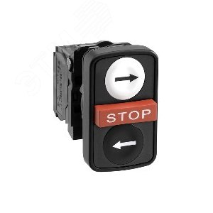 Кнопка 22мм тройная с маркировкой 5