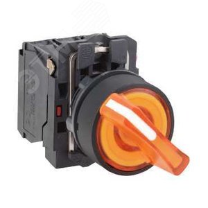 Переключатель 22мм 24В желтый с подсветкой (XB5AK125B5) 7