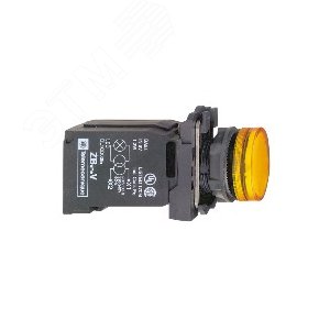 СИГН. ЛАМПА 22ММ 230В ЖЕЛТАЯ XB5AV45 | XB5AV45 | Schneider Electric 6
