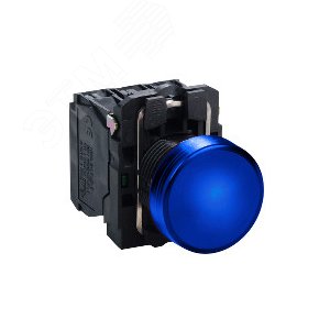 Лампа сигнальная 22мм 230/240V синяя (XB5AVM6) 6