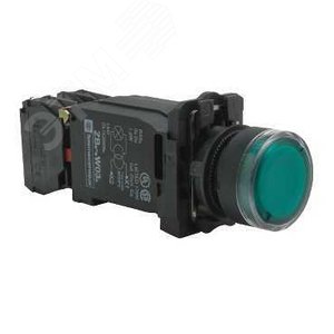 КНОПКА 22ММ 230В ЗЕЛЕНАЯ С ПОДСВЕТКОЙ XB5AW3345 | XB5AW3345 | Schneider Electric 5